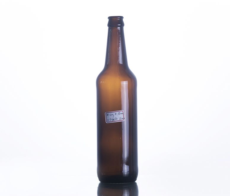 500ML Long Neck Amber Glass Beer Bottle