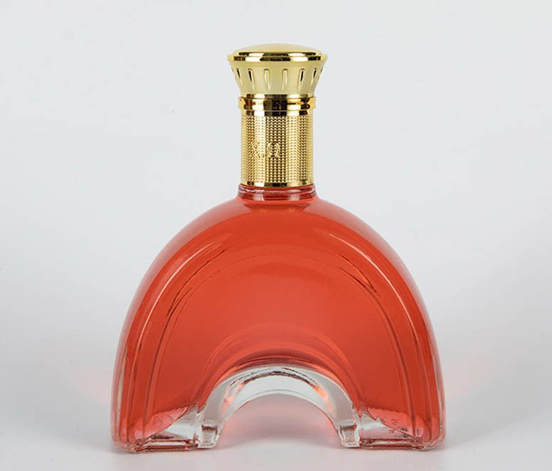 Designer 70CL Luxury Cognac Whiskey Glass Bottle with Stopper