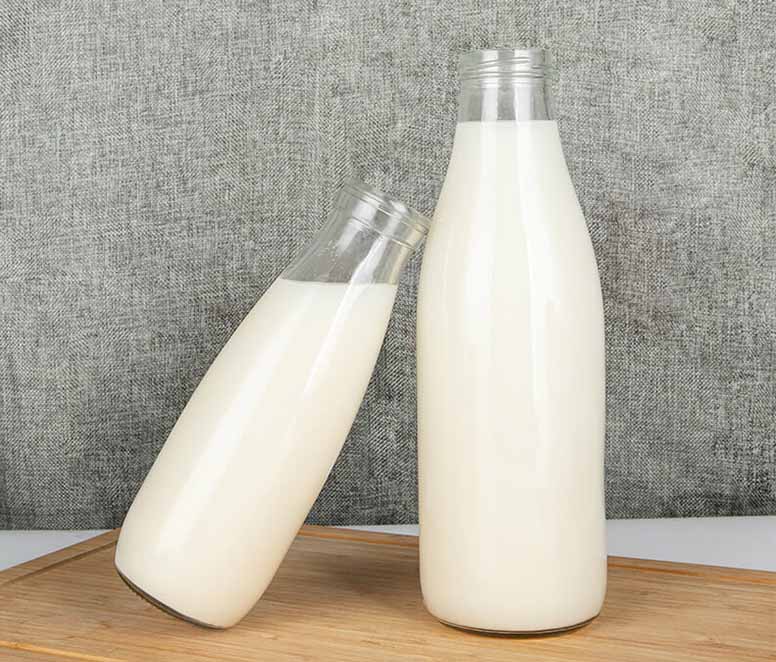 Clear 10oz 32 oz Milk Yogurt Glass Bottles Wholesale