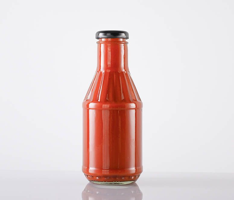 500ml Ketchup Hot Sauce Decanter Glass Bottle