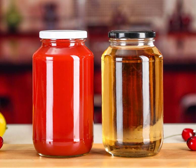 500ml Food Canning Mayo Glass Mason Jars with Metal Lids