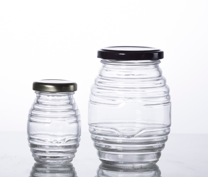 Hex Glass Jar