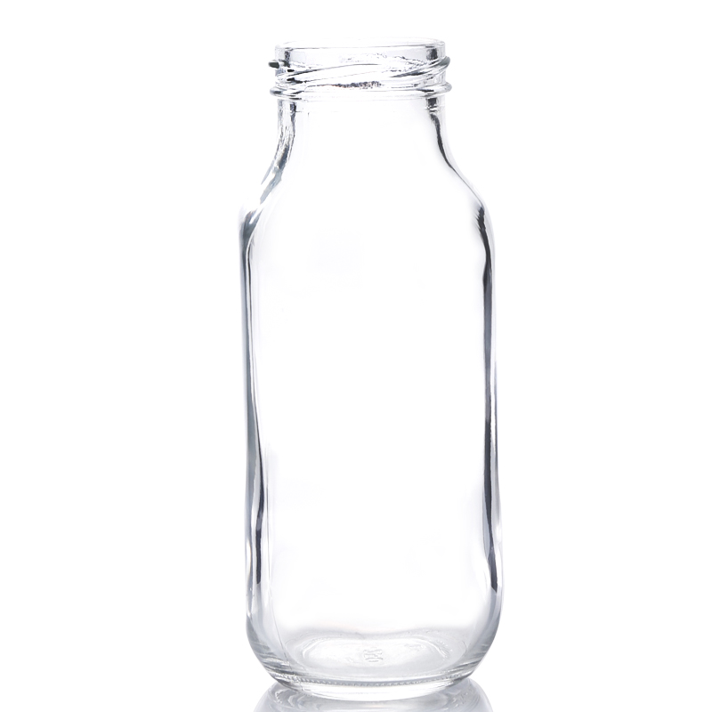 380ML glass beverage square bottle