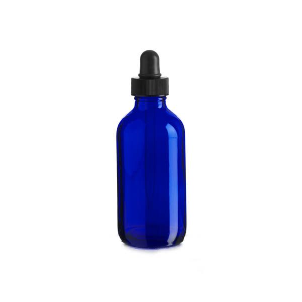 2 OZ Clear/Amber/Blue/Green Boston Round Bottles w/ Child Resistant Closure