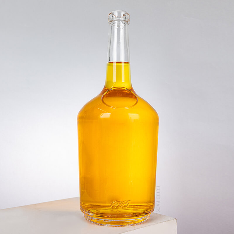 1000ml Long Neck Glass Spirit Bottle with Corks