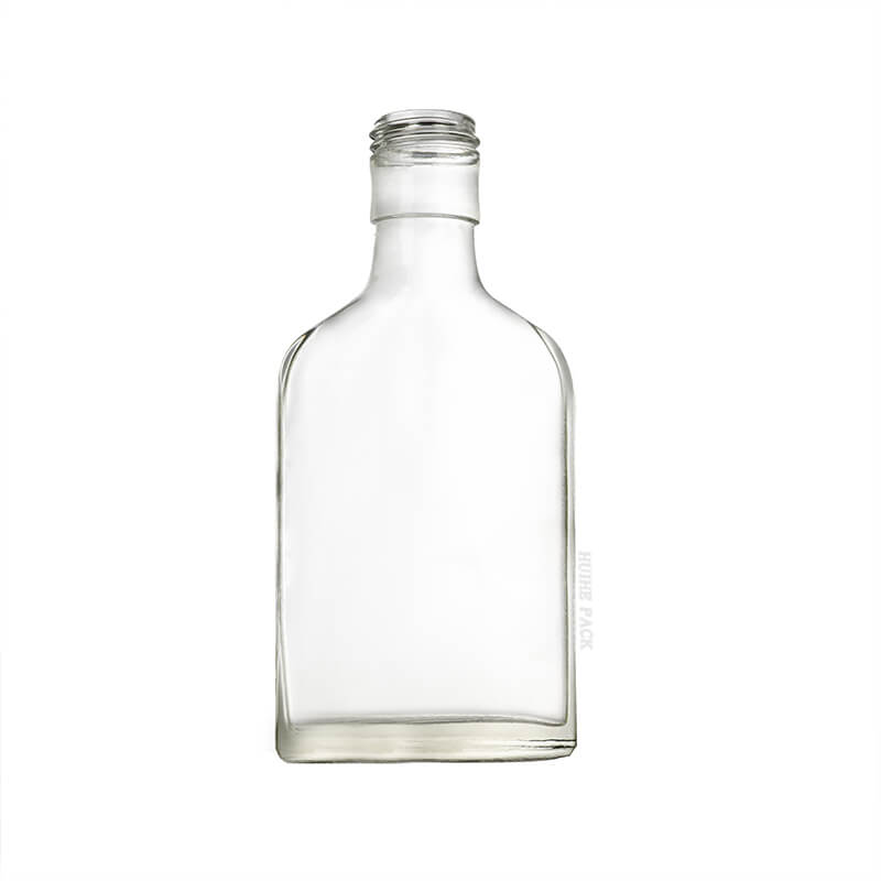 135ml Flask Glass Beverage Bottle with Screw Lid