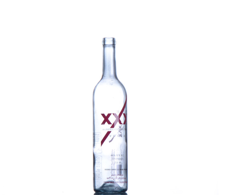 Glass Vodka Bottle