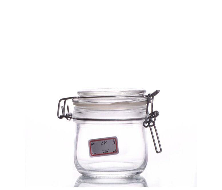 clamp top glass canning jars