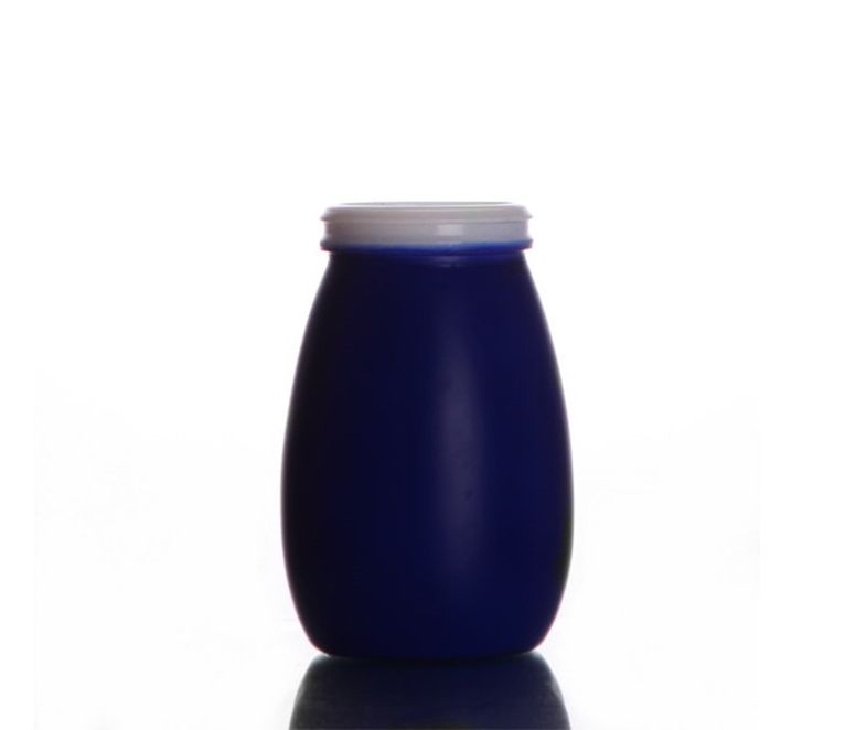 200ML color painted yogurt glass bottle