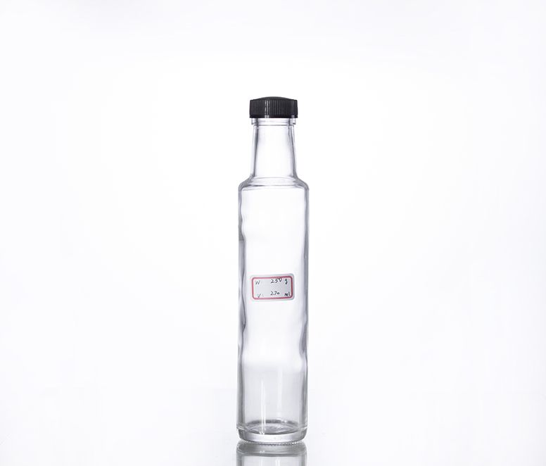 250ml round olive oil glass bottle