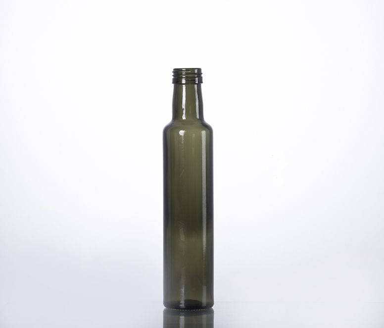 250ml dark green glass bottle