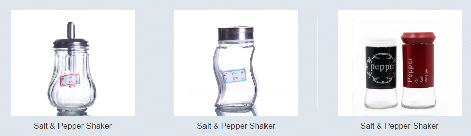 Glass Salt & Pepper Shaker Supplier