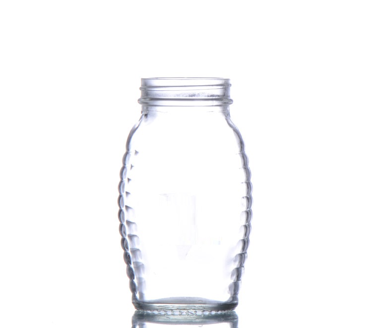 glass food grade honey jar