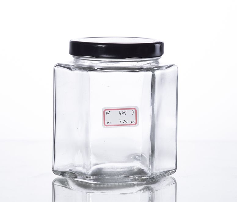 750ML hex canning jar