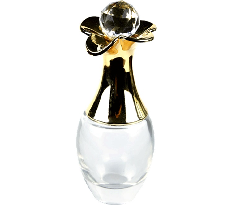 luxury glass perfume bottle