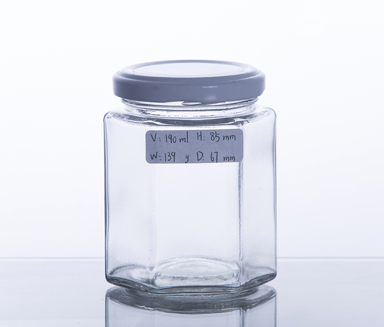 380G Gourmet Hex Honey Jar With TW Finish