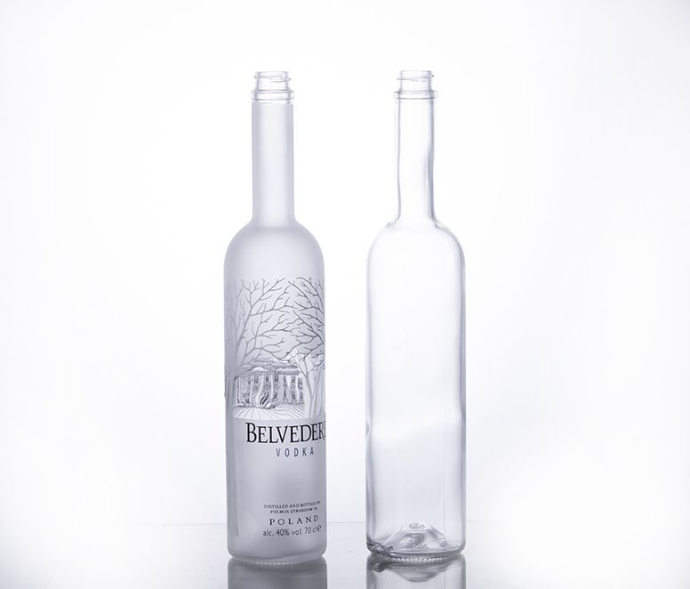 700ML Decalled Vodka Bottle