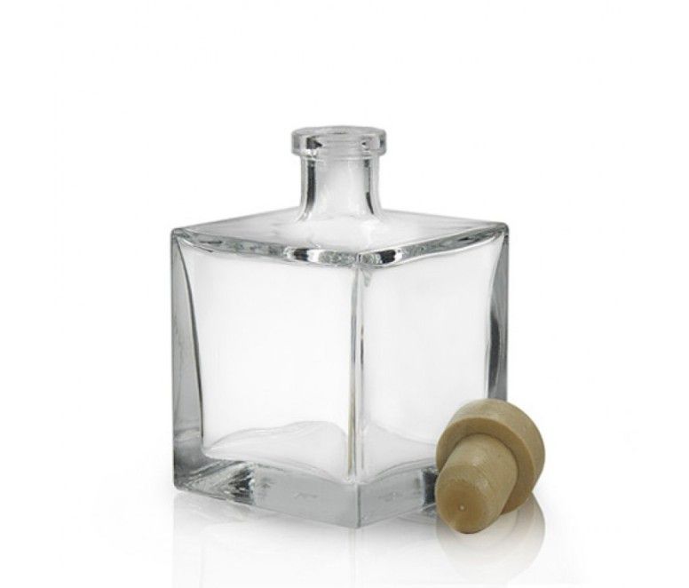 100ml Square Glass Reed Diffuser Bottle