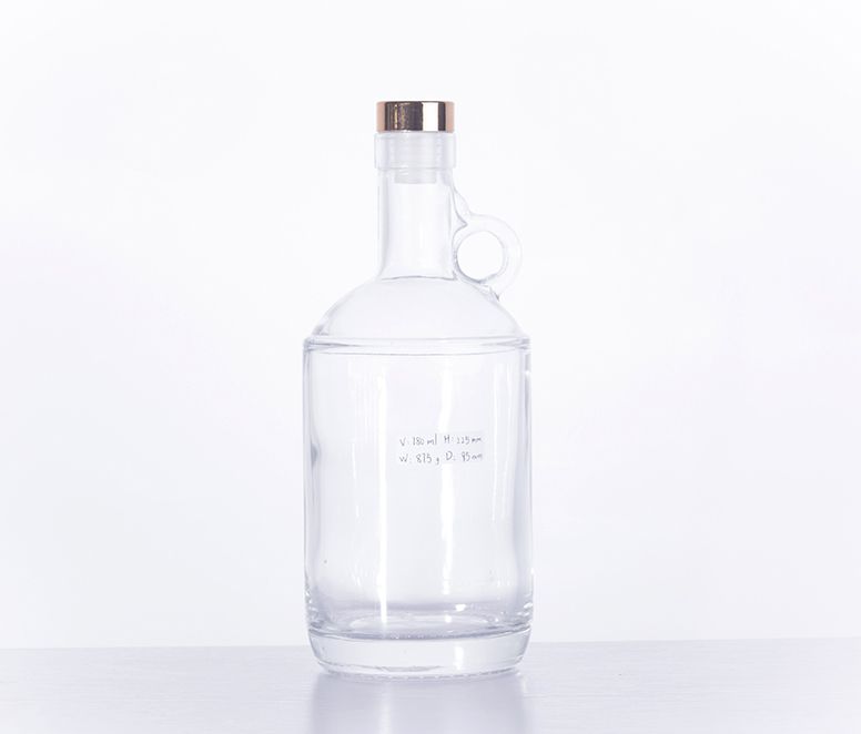 High-class 750ML Extra Flint Glass Wine Bottle Alcohol Bottle