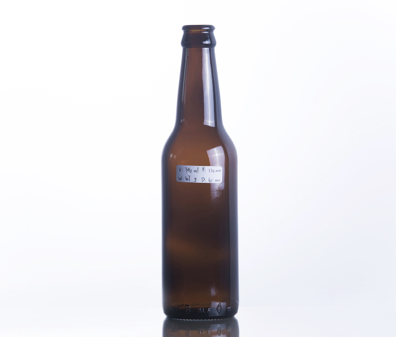 330ML Long Neck Amber Glass Beer Bottle