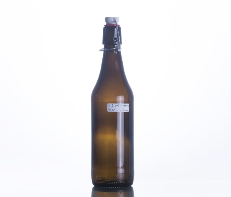520ML Swing Top Amber Glass Beer Bottle