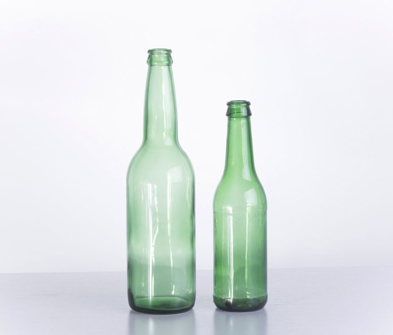 500ML Custom Made Green Glass Beer Bottle