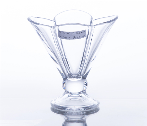 Transparent Glass Ice Cream Cups
